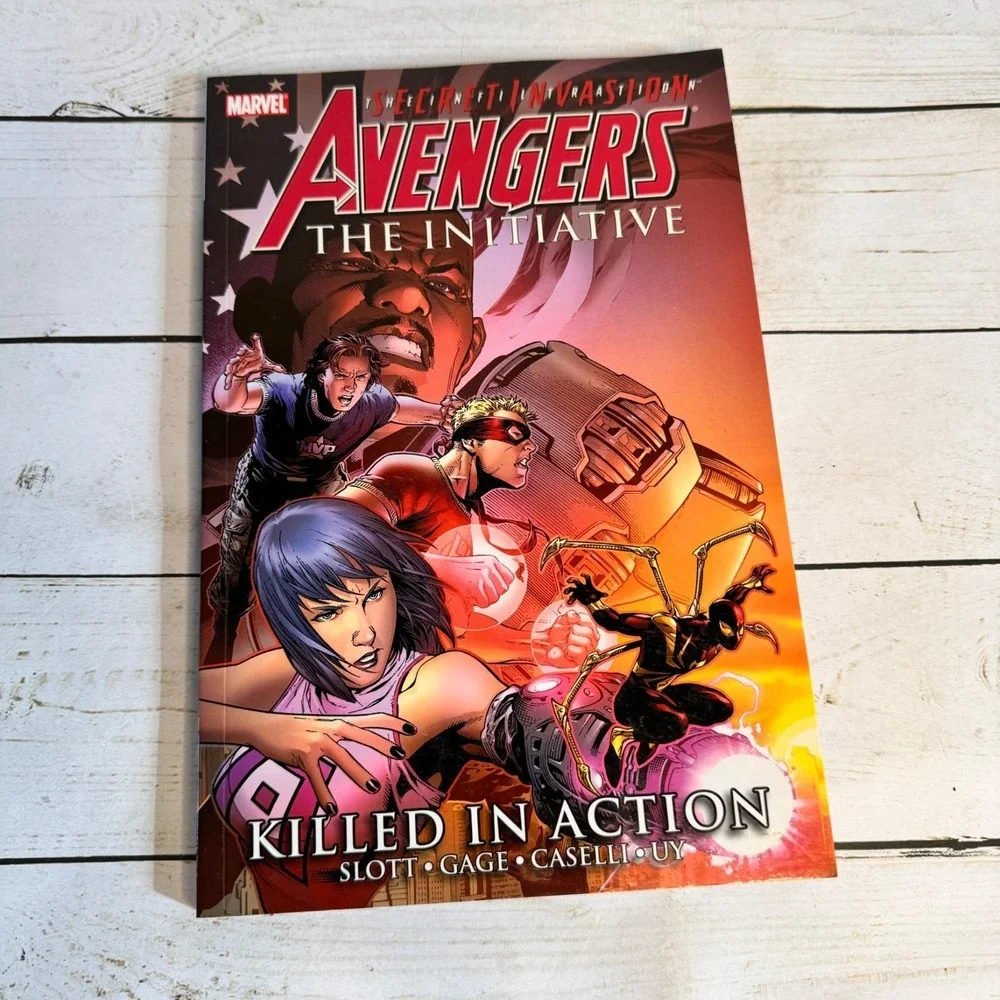 Avengers The Initiative Killed‎ in Action HC Marvel Premiere Ed Slott Gage 2008